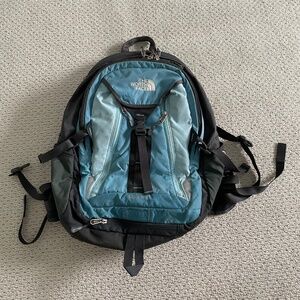 North Face Surge II Laptop Backpack in Blue